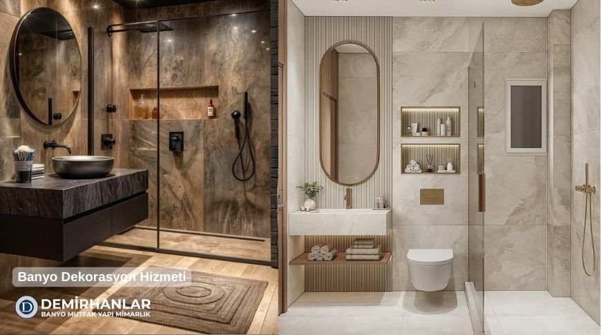 Modern ve Şık Banyo Dekorasyonu Nasıl Olmalı?